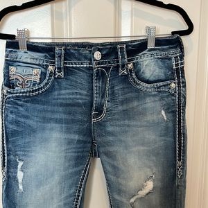 Rock Revival jeans size 28 mid rise Felda ankle skinny jeans